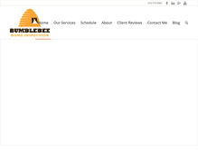 Tablet Screenshot of bumblebeehomeinspection.com